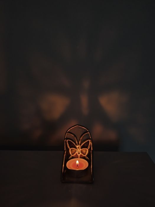 Suport lumânare vitraliu