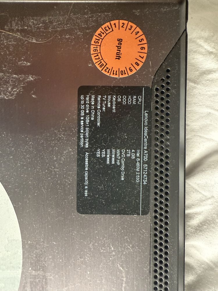 Lenovo ideacentre A700