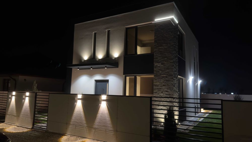 Casă modernă 2025 Buftea – 5 camere, 3 băi, curte amenajată 357 mp