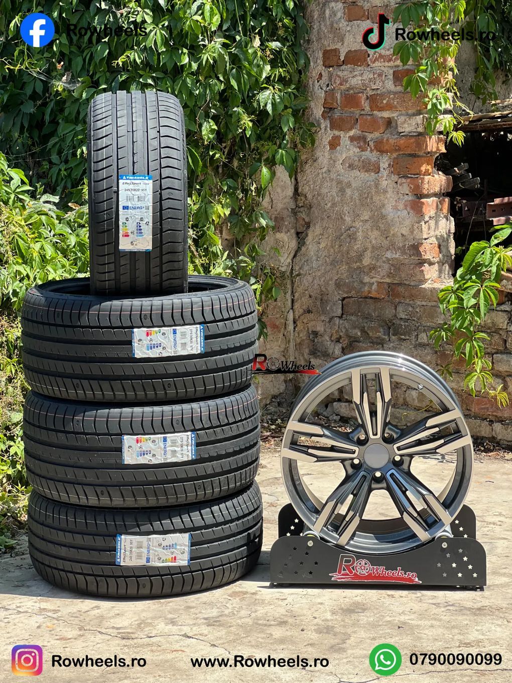 Jante BMW 20 R20 BMW F01 F02 F10 F12 F13 E60 Seria 5 seria7 cu anvelope vara/iarna inclus