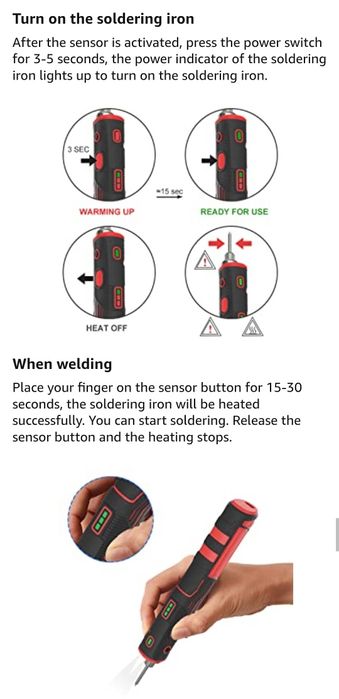 11W Безжичен поялник със стойка и USB-C зареждане, FrogBro LD006A-Pro