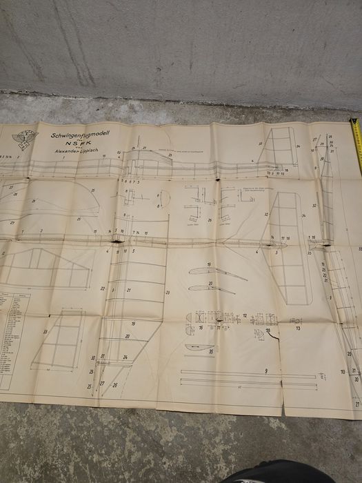 Acte vechi Germania plan aeromodel