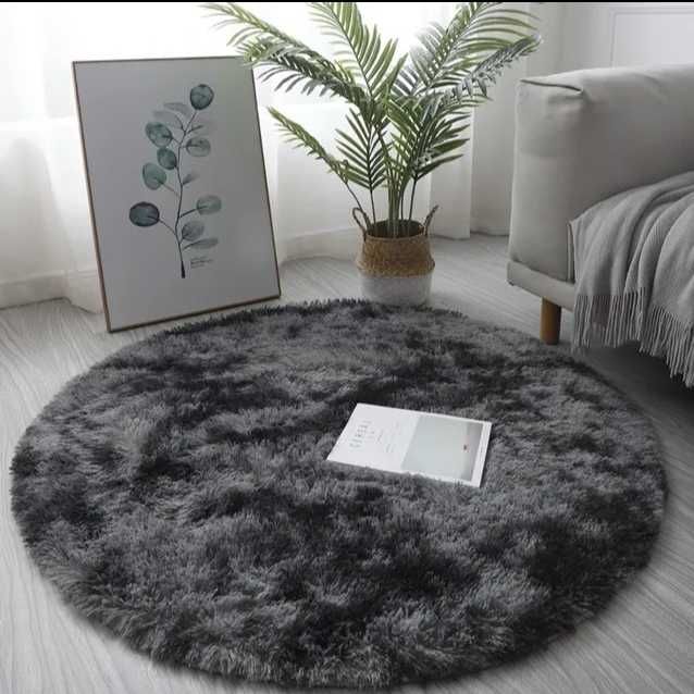 Кръгъл килим -изключително мек