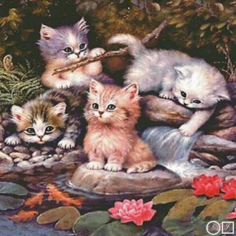 Диамантени гоблени с Котенца