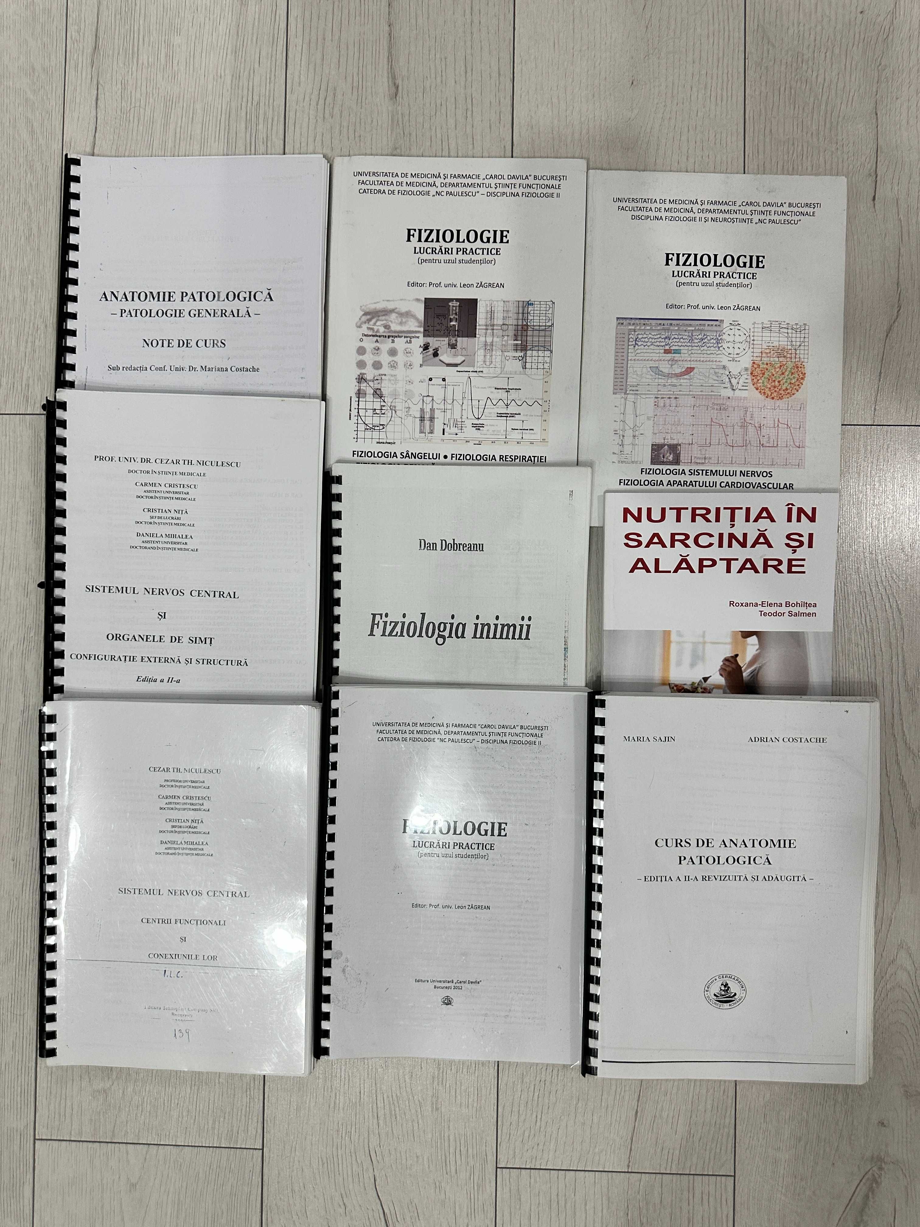 Carti, manuale, tratate si atlase pentru medicina generala - An 1-6