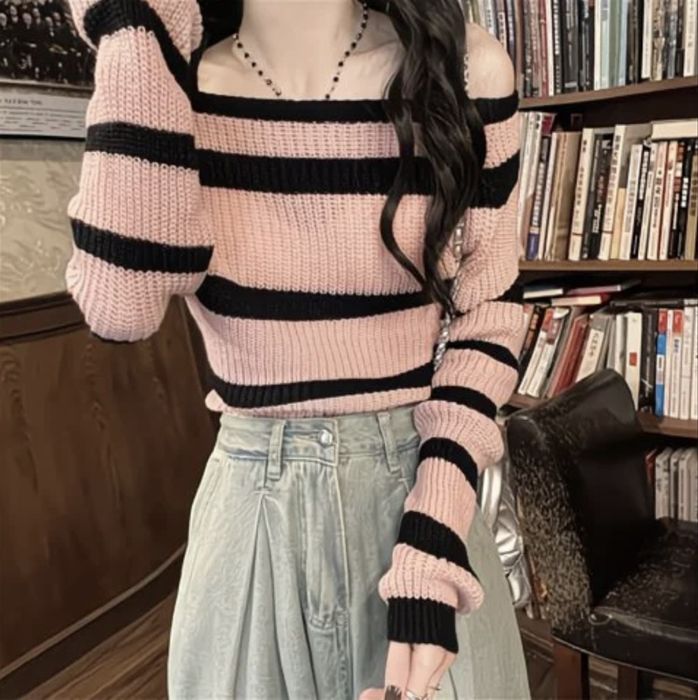 Розовая теплая зимняя кофта