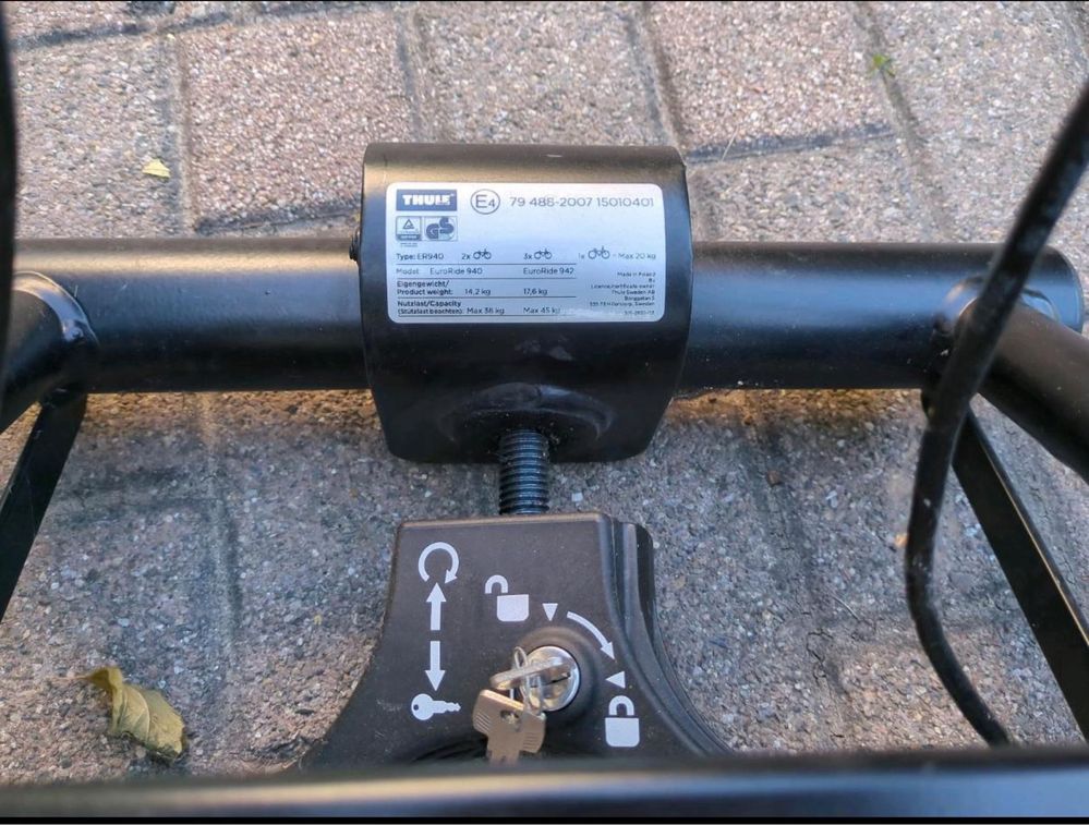 Suport 3 biciclete Thule EuroRide 942