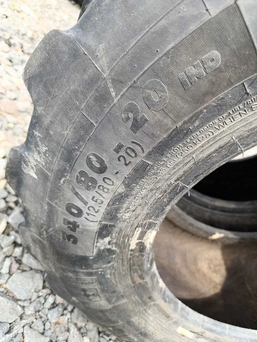 Anvelope 340/80r20 12.5/80r20 Michelin Second Hand Industriale