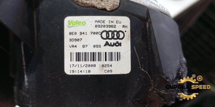 Proiector ceata stanga 8E0941700C Audi A4 B7 [2004 - 2008]