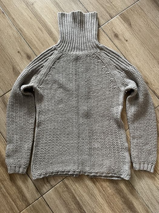 Pulover gri Pull & Bear