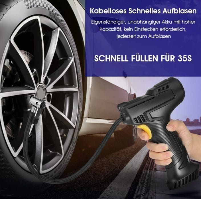 Pompă electrică de aer cu baterie de 2000 mAh