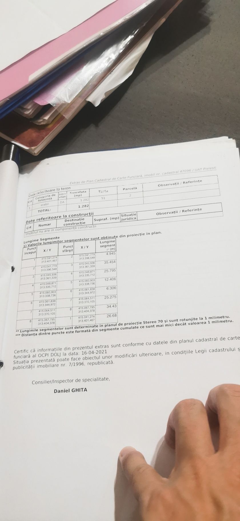 Teren cu deschidere la drumul Craiova-Pielesti
