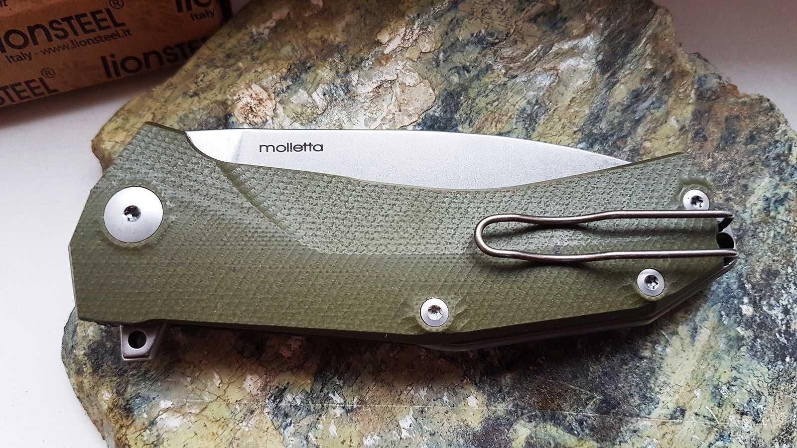 Cutit briceag Lionsteel KUR G10, drumetie, pescuit, vanatoare