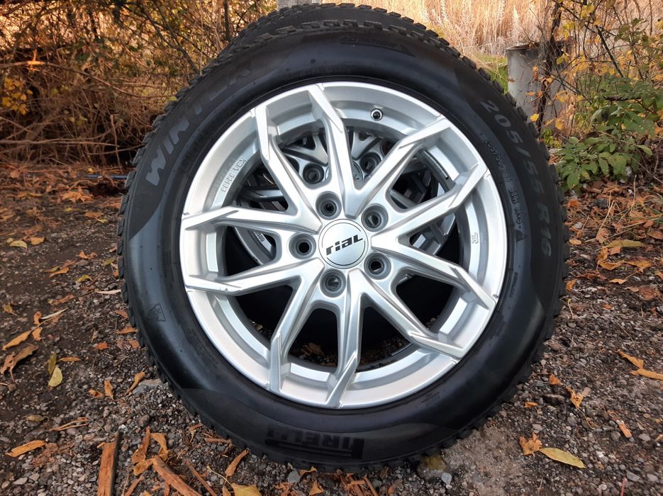 4бр. Лети Джанти с зимни гуми 5х112 за VW-ФОЛКСВАГЕН-16цола