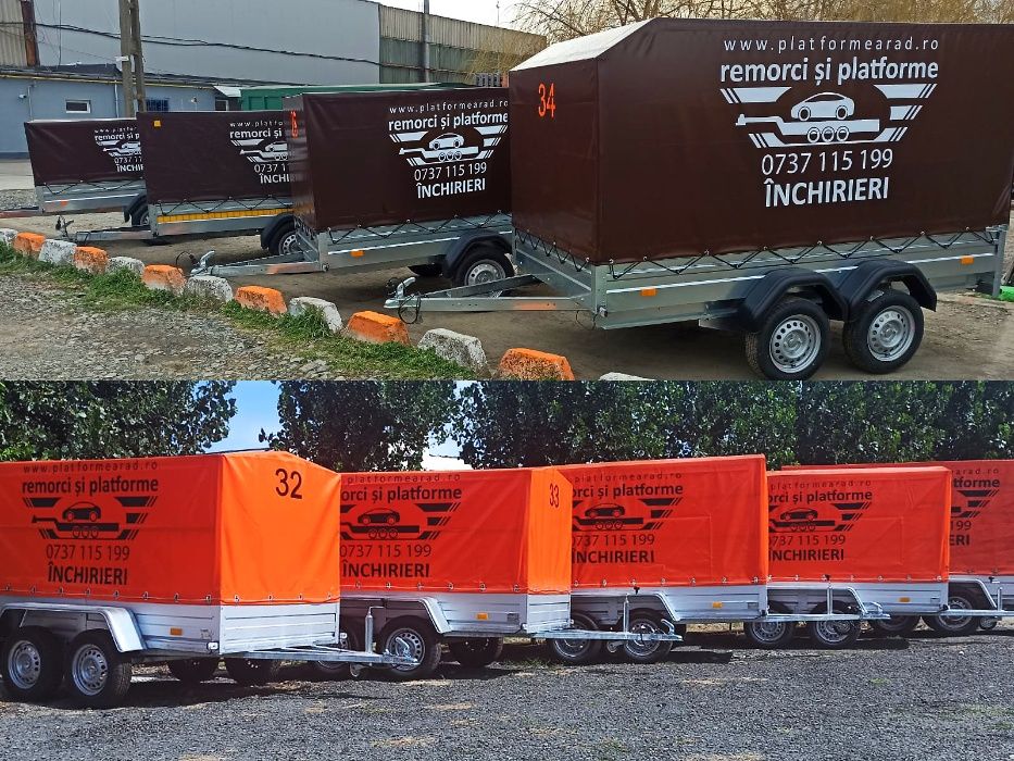 Inchiriez remorca inchirieri trailer remorci inchiriat platforme atv