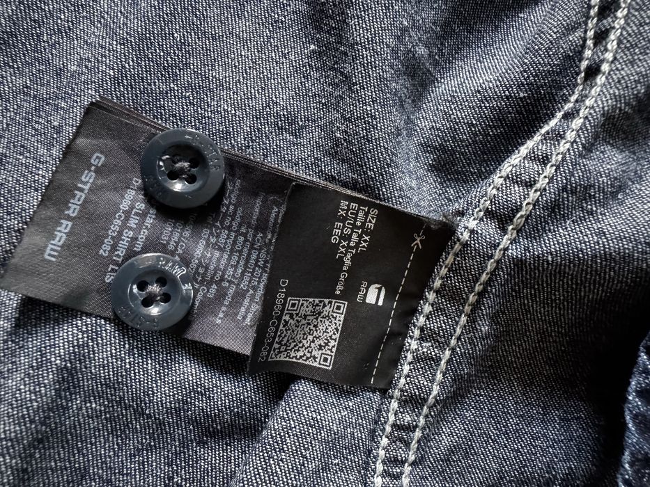 Дънкова риза G-star Raw 2xl