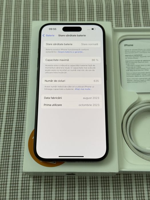 Iphone 15 Pro, 128gb - Black Titanium