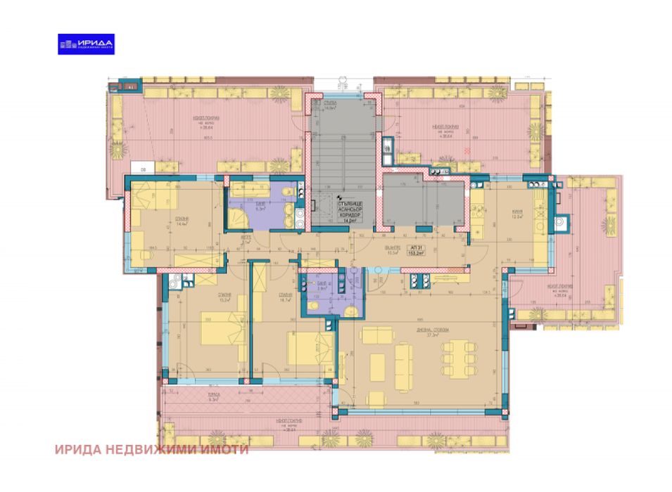 Продава се Многостаен апартамент в София, Лозенец - 181 кв.м за 4859 €/кв.м - Снимка #10