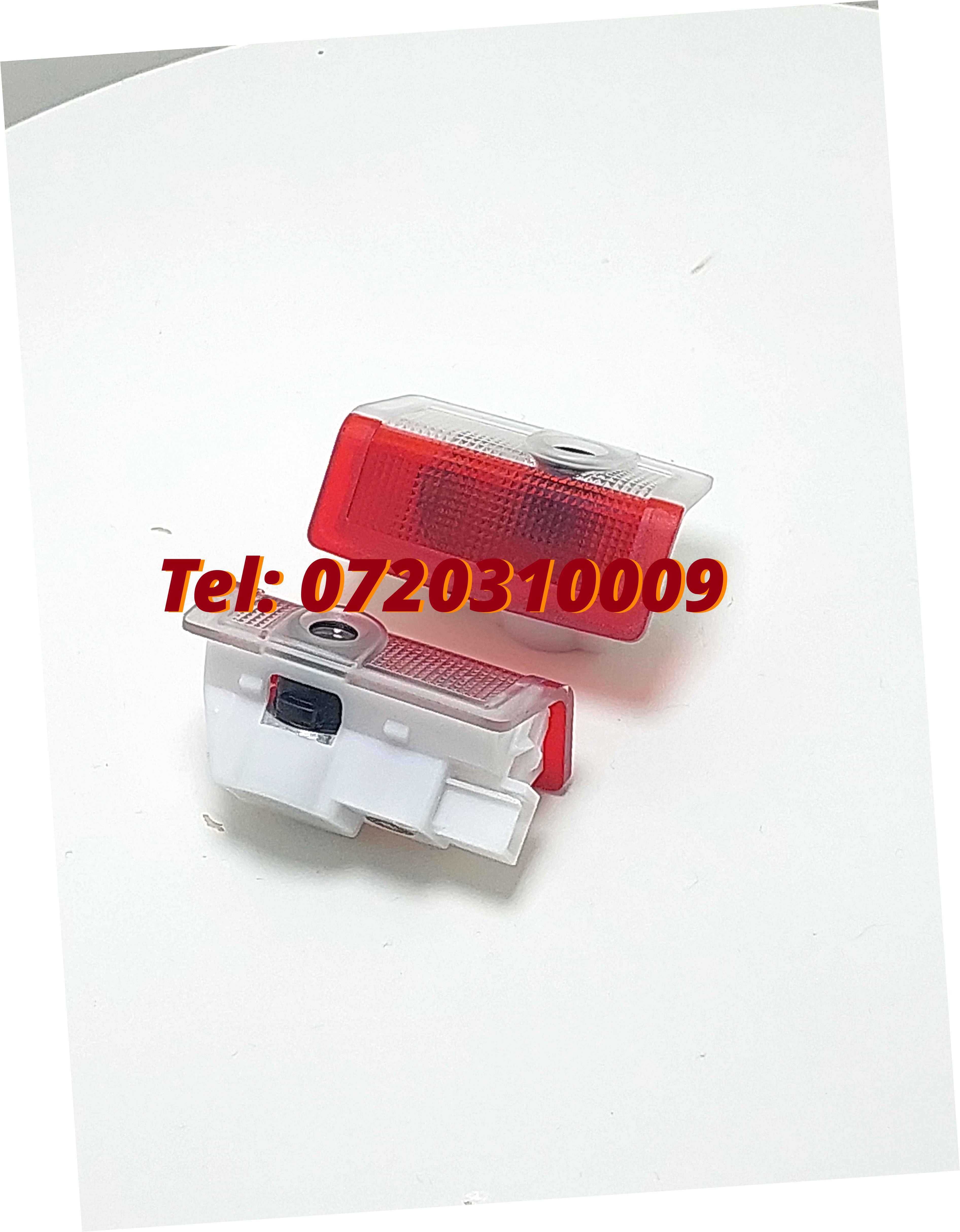 Set 2 Lampi Led Cu Proiector Logo Mercedes Benz Dedicate A B C E