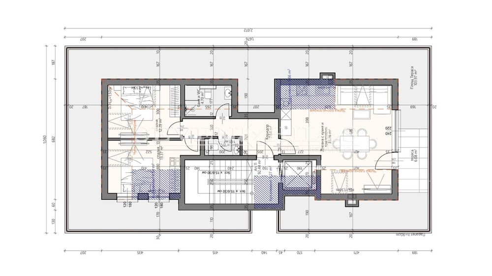 Продава се Тристаен апартамент в Пловдив, Христо Смирненски - 212 кв.м за 806 €/кв.м - Снимка #1