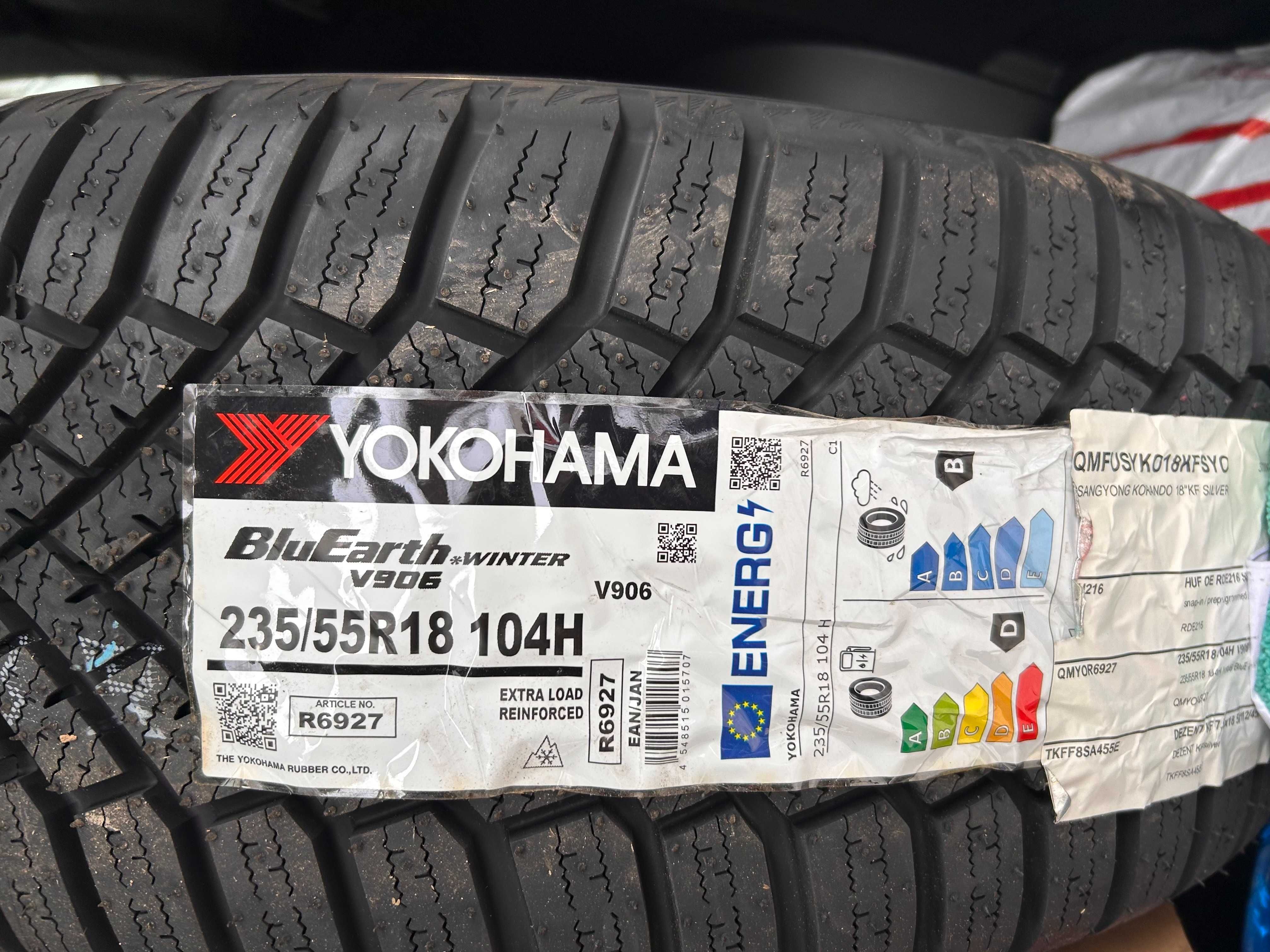 Jante noi originale cu senzori DEZENT+Anvelope noi YOKOHAMA 235/55 R18