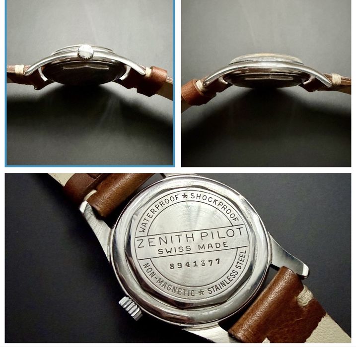 Ceas Zenith Pilot full set Acte-Cutie. Anul 1948