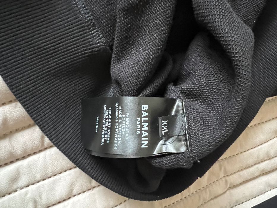 BALMAIN оригинална блуза с дълъг ръкав