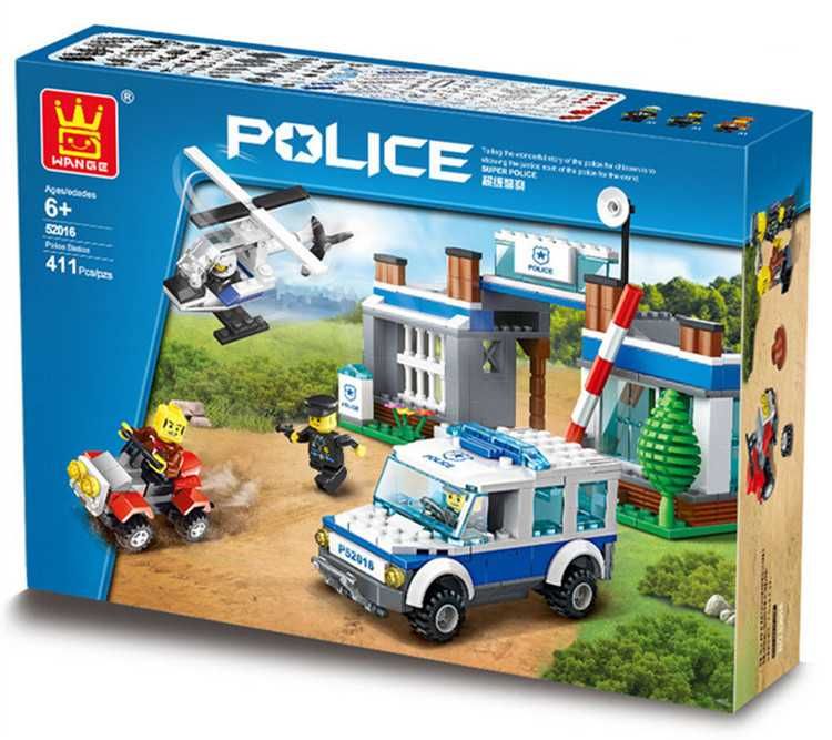 Lego politie numar de piese 411