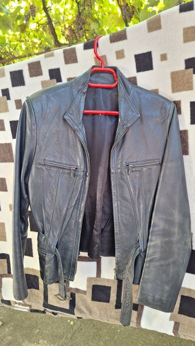 Geaca vintage de piele naturala
