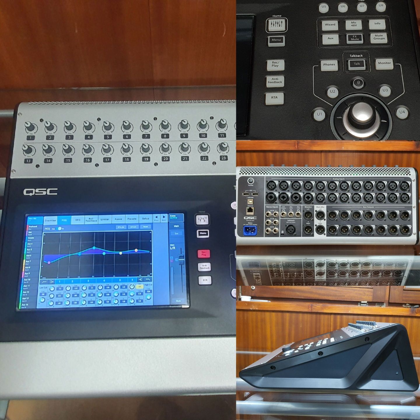 Mixer digital impecabil + Tableta IPAD, QSC TOUCHMIX