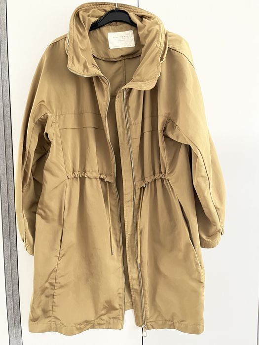 Geaca parka  trench Zara oversize primavara toamna