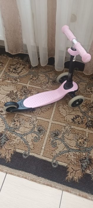 Trotinetă cu 3 roți Frozen+trotinetă roz