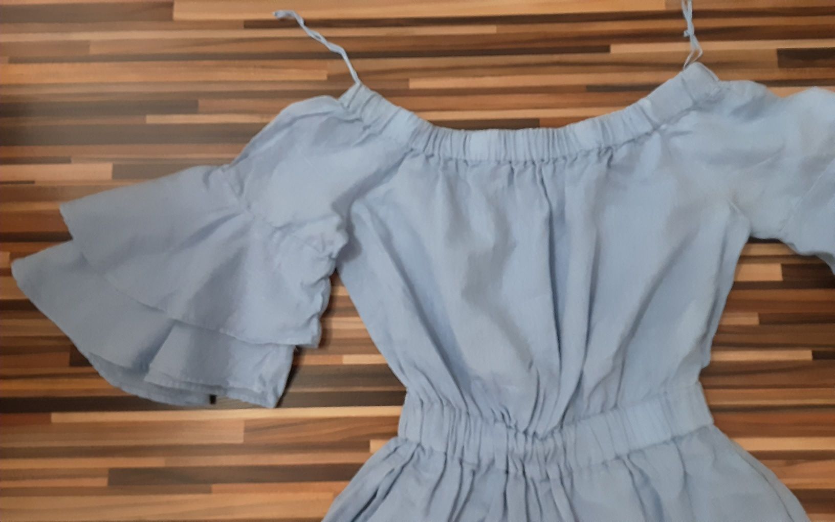 (XS) ZARA гащеризон лен и памук