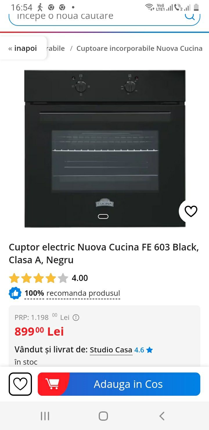 Plita + cuptor electric