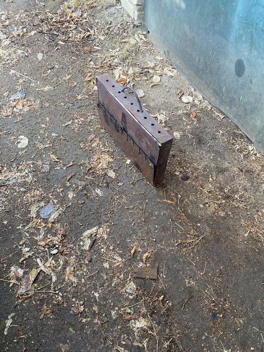 Мангал самоделный чемодан