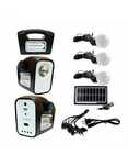 Sistem Iluminare Camping GDLite-3 cu Incarcare Solara, 3 Becuri LED