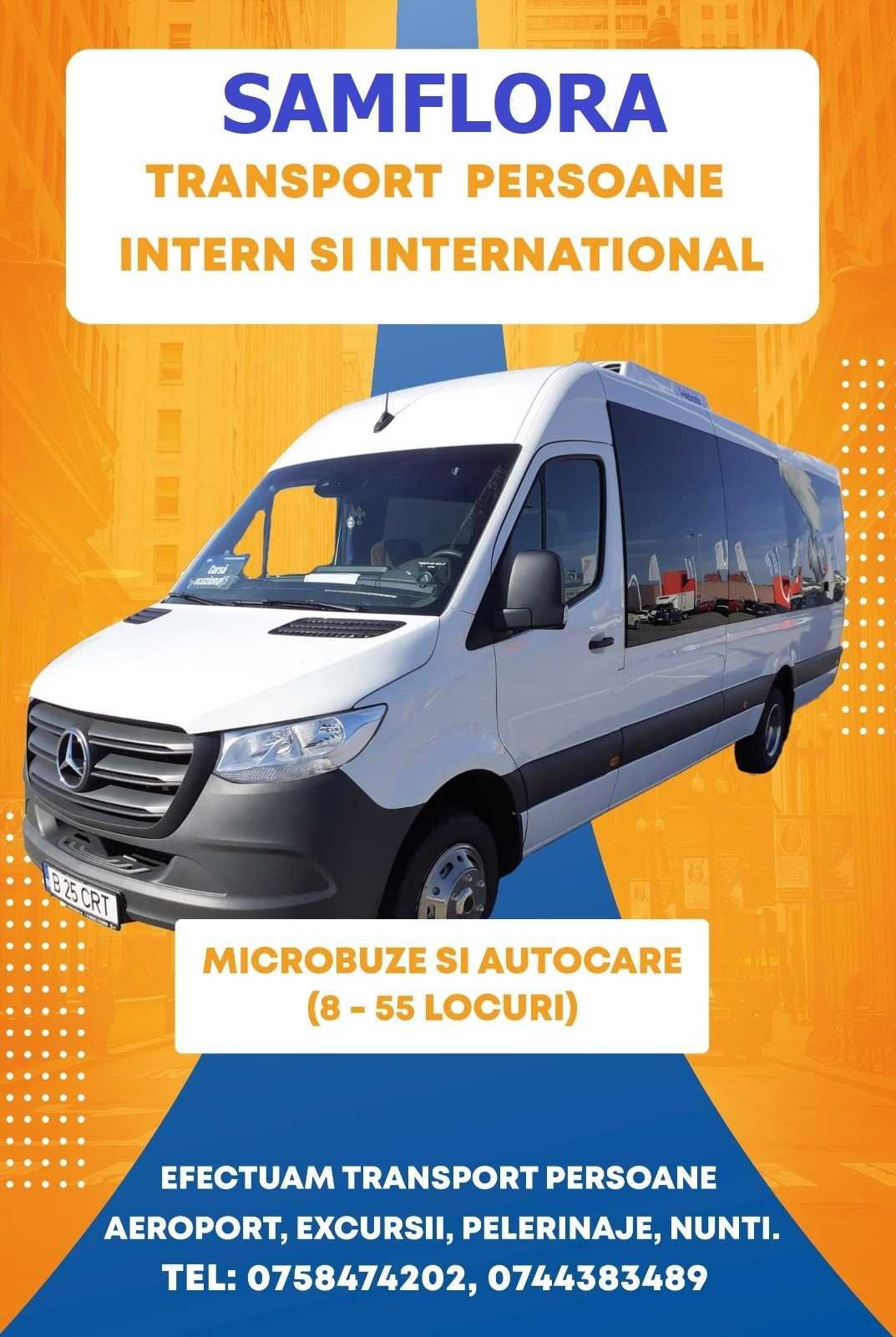 Transport persoane intern si international cu microbuze si autocare