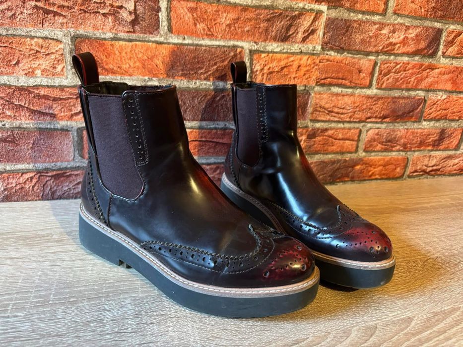 Botine zara bordo