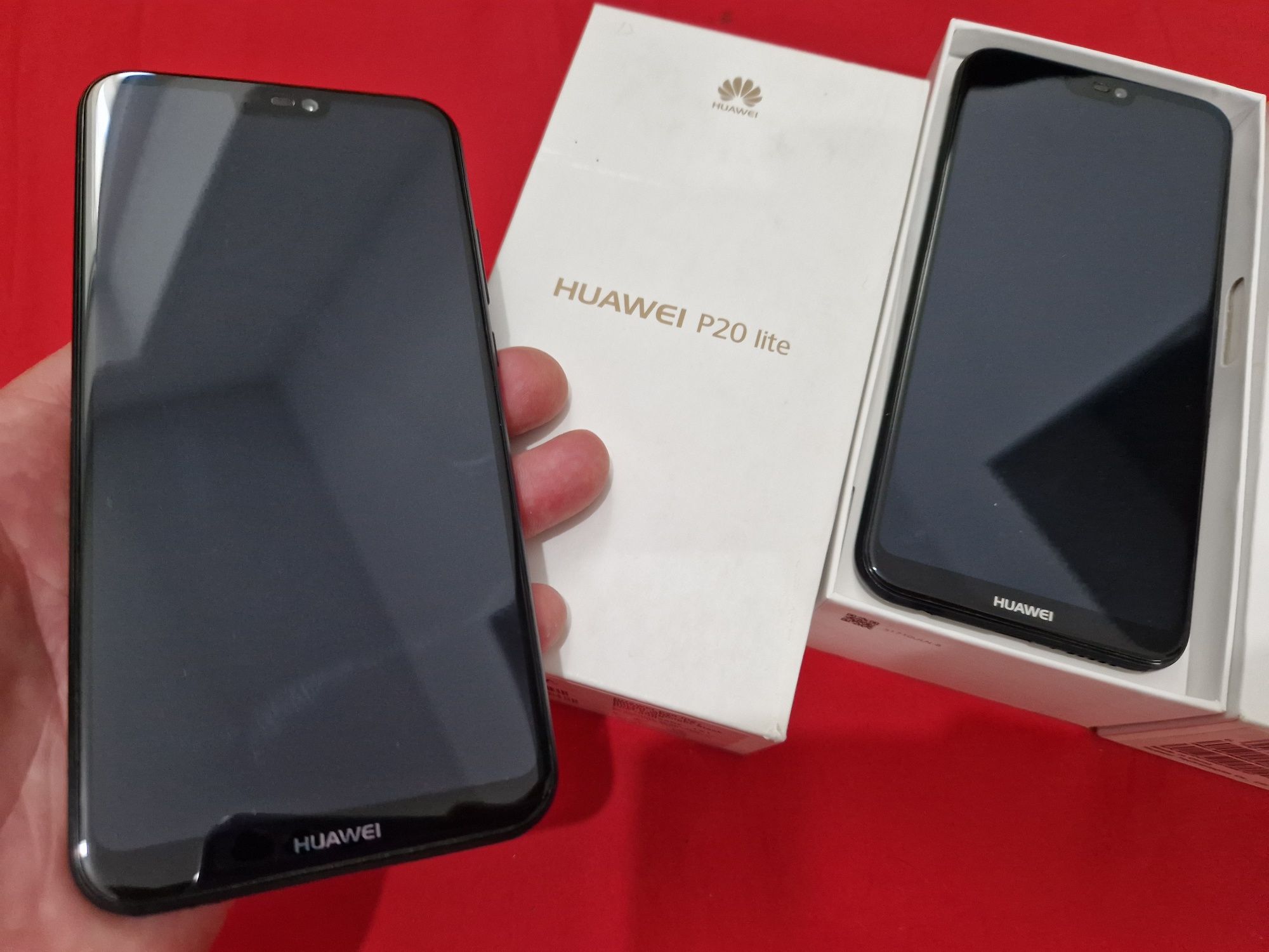 -Huawei P20 Lite, ca Nou, 64Gb, 4Ram, Black, stare ireprosabila, folos