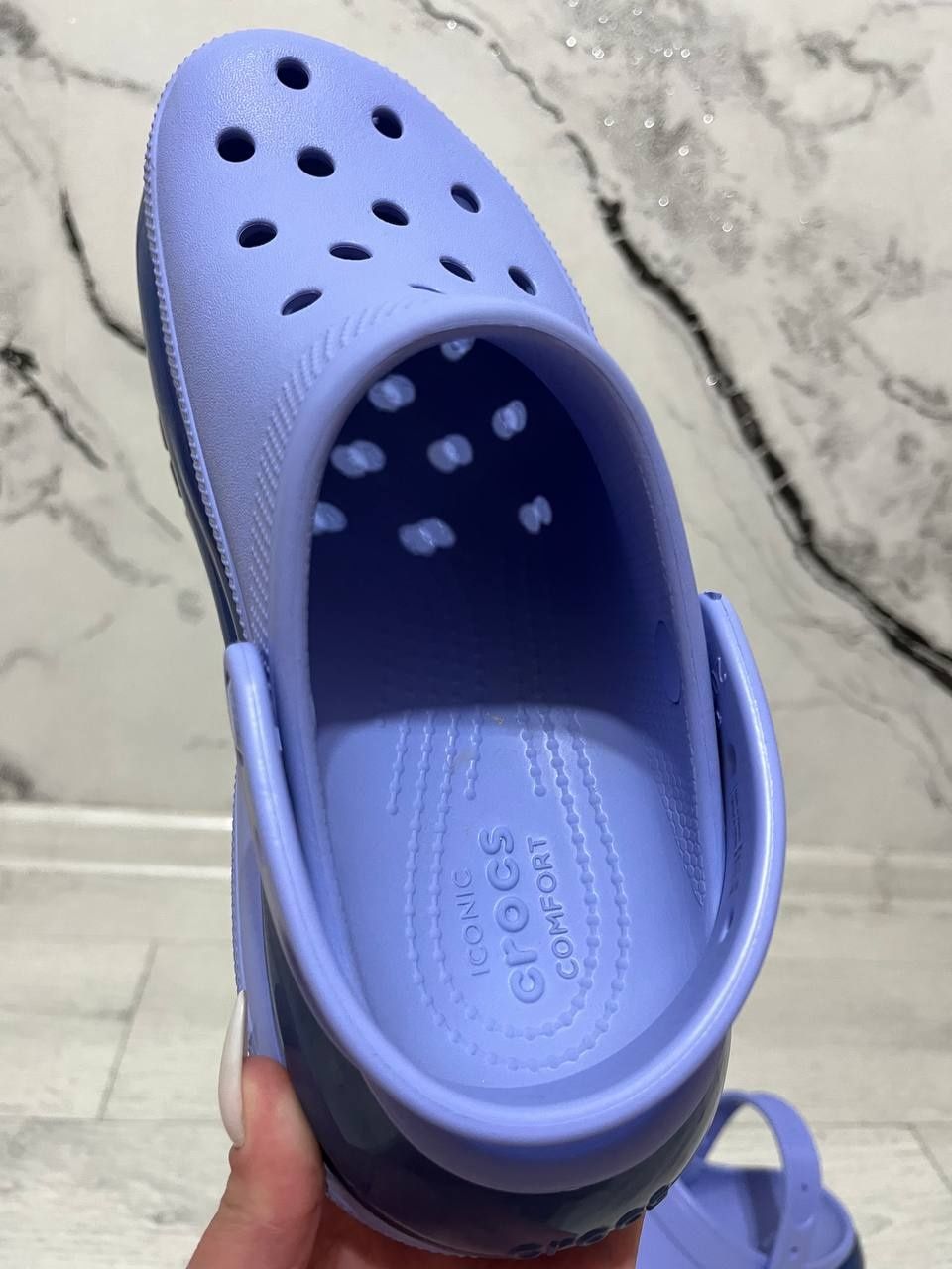 Женские тапочки  crocs на платформе