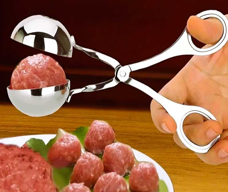 Метална щипка за топчета от кайма, кейкпопс, ориз и др.