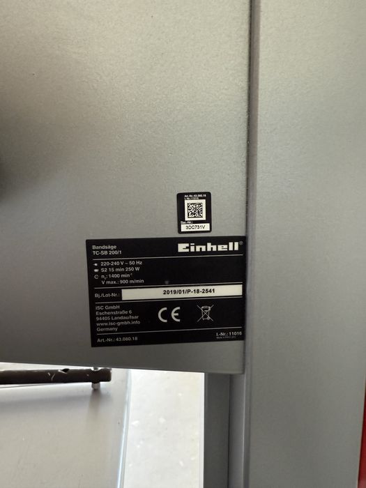 Vand fierastrau cu banda Einhell TC-SB 200/1,250W