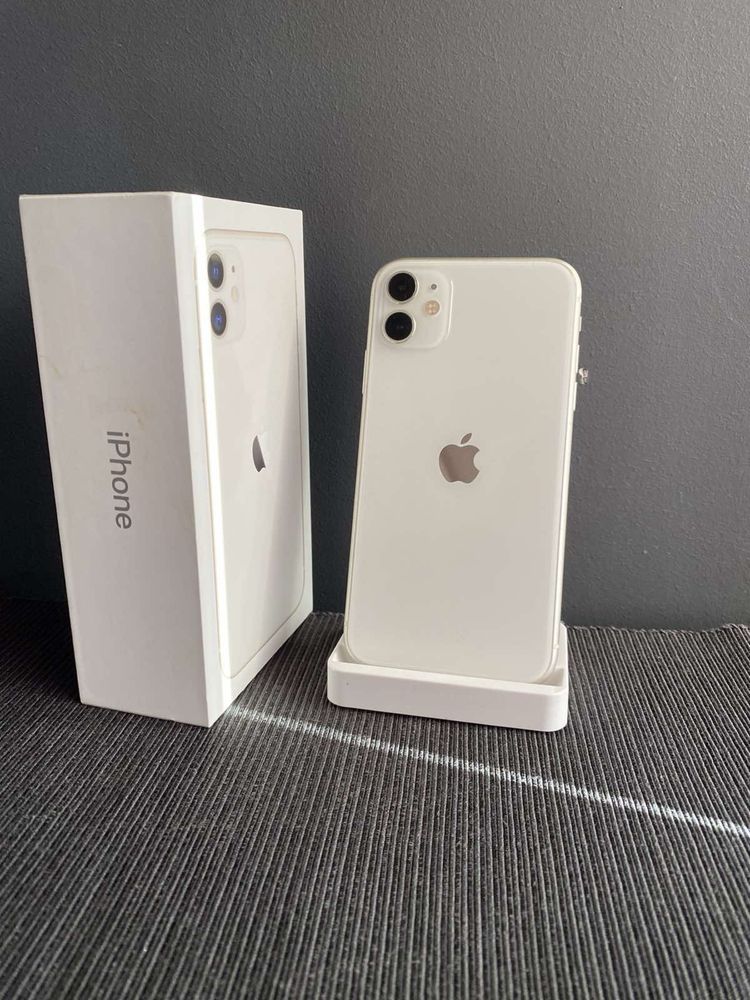 iPhone 11 White 64GB - 100% battery