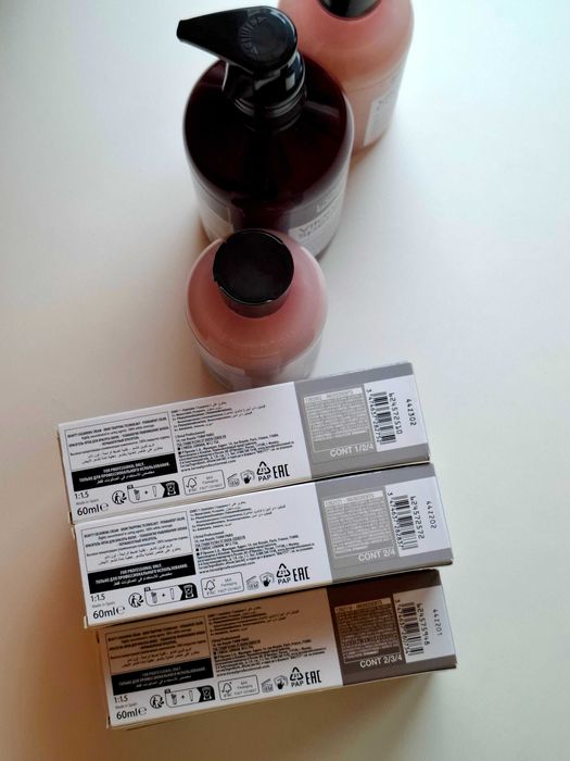 Професионални шампоани  и  бои за коса на L'OREAL