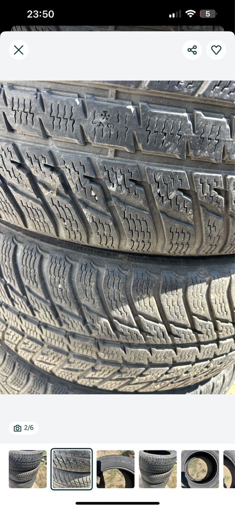 265 50 20 Nokian iarna MS