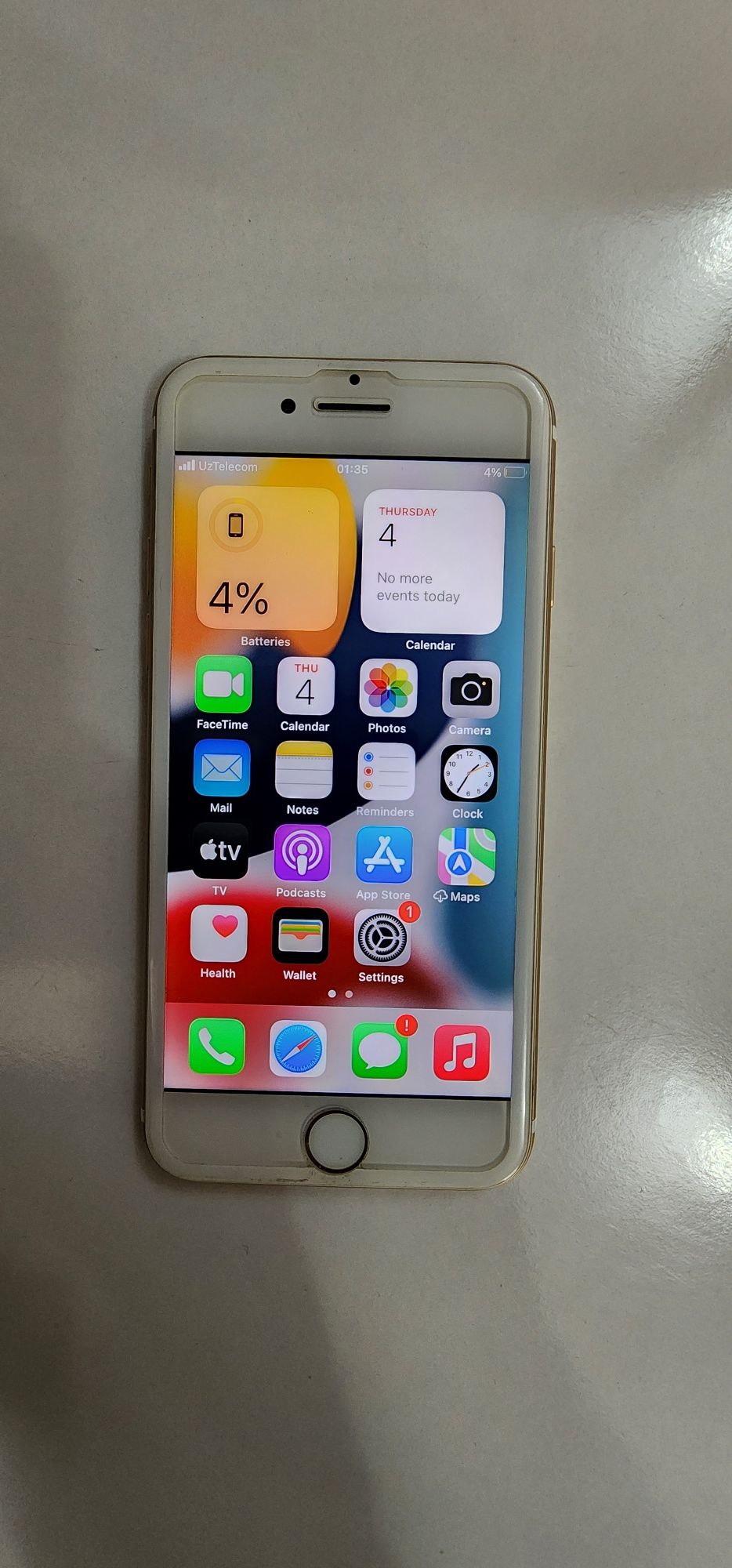 Iphone 7 Gold 128GB Ideal Akum 100% Xammayogi ishlidi