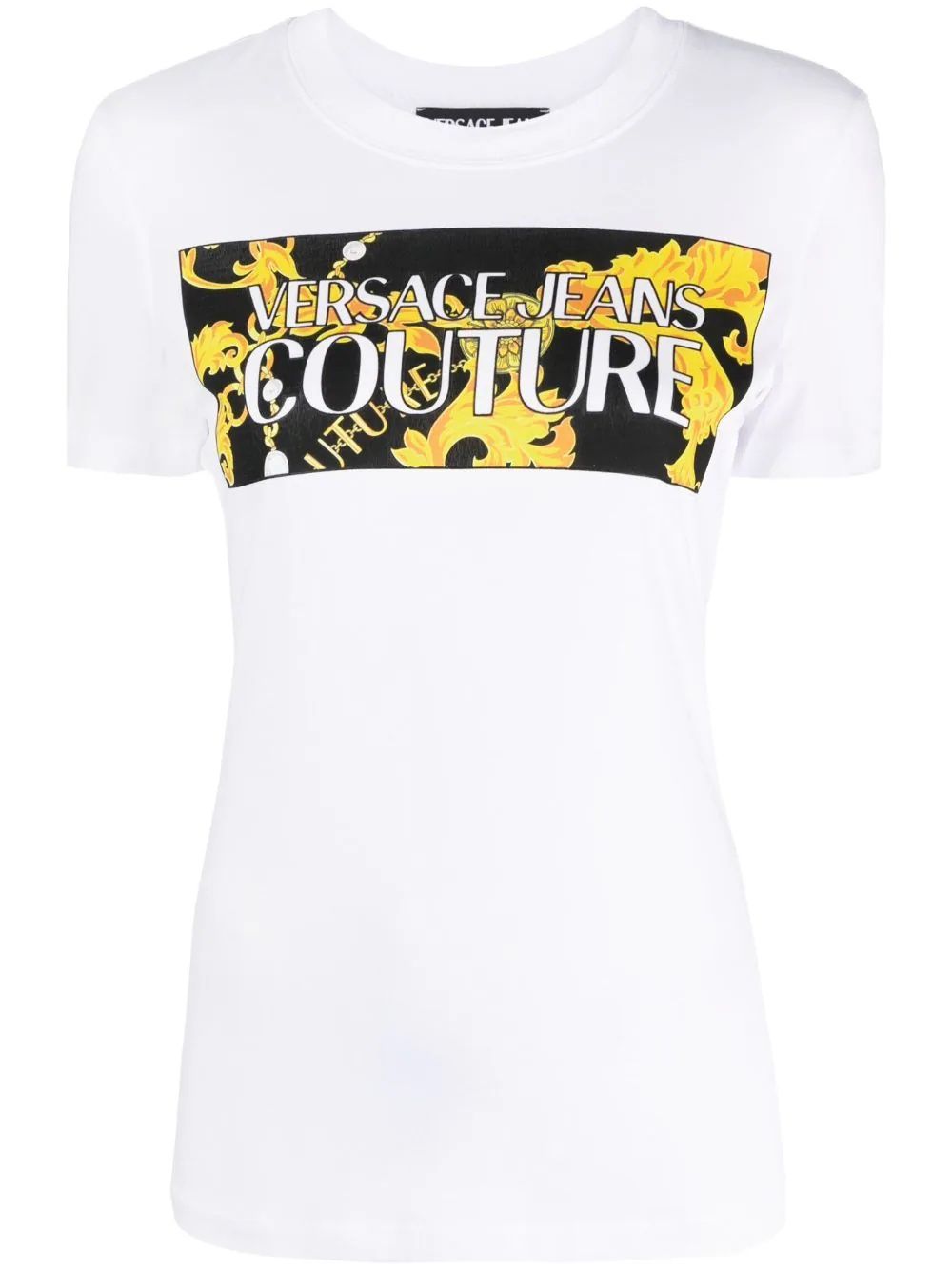 Дамска тениска Versace Jeans Couture Chain Couture print T-shirt