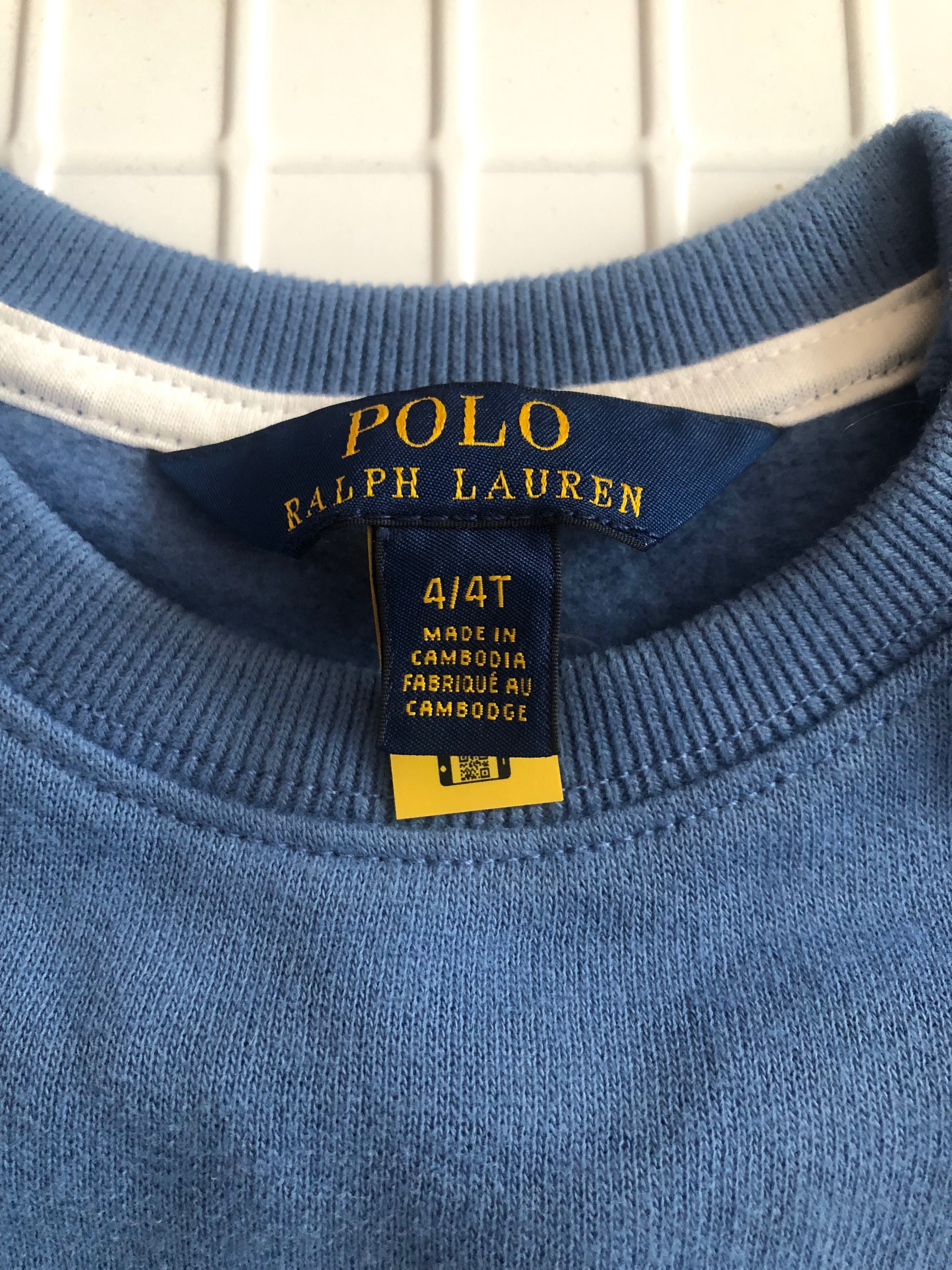 Нова с етикет, детска рокля Polo Ralph Lauren за 4 г. Оригинална.