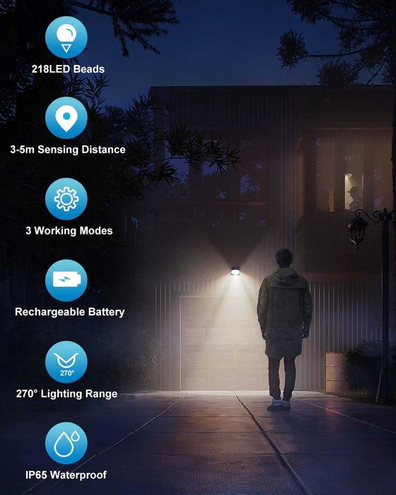 6PACK соларна лампа за външна употреба