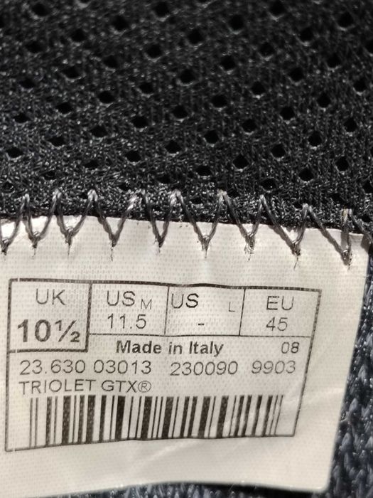 LOWA Triolet GTX ghete bocanci bărbați, mărimea 45, interior 29,5 cm
